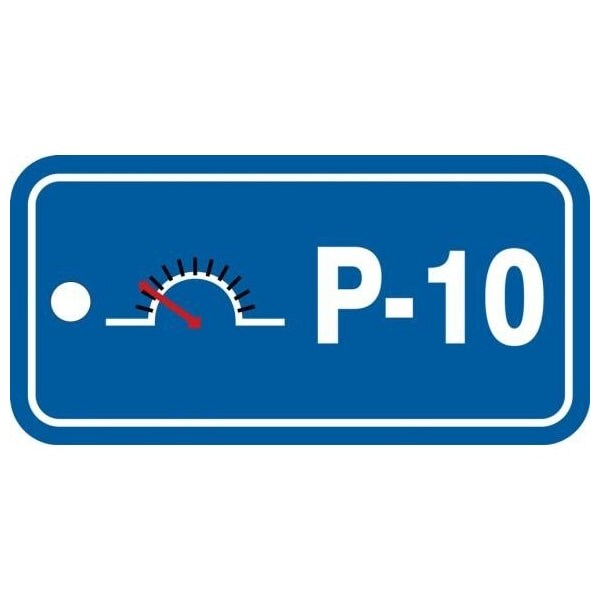 Accuform Self-Laminating RP-Plastic, 3-1/4 in Width, 0.11 in Height, , 5 PK TDF710XVM - main